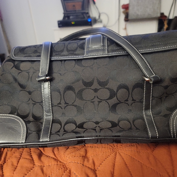 Vintage Coach  Signature Medium sized satchel - Picture 4 of 8